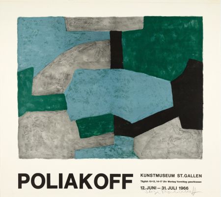 Lithograph Poliakoff - 