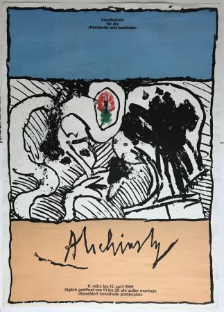 Poster Alechinsky - Kuntsverein / Dusseldorf