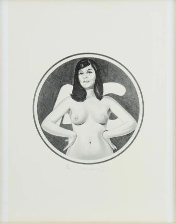 Lithograph Ramos - Kvinna