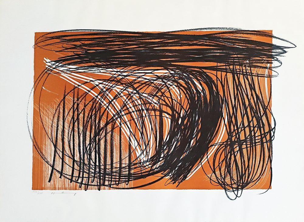 Lithograph Hartung - L-1971-1