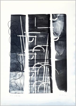 Lithograph Hartung - L-49-1973