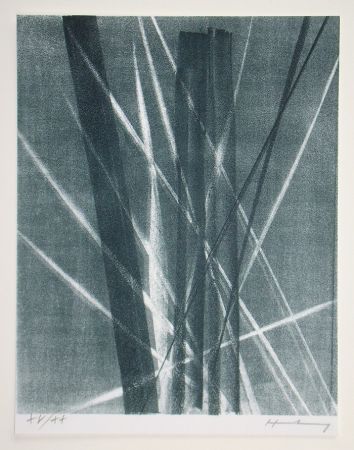 Lithograph Hartung -  L 1966 - 40