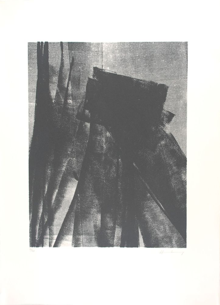 Lithograph Hartung - L 1977-4