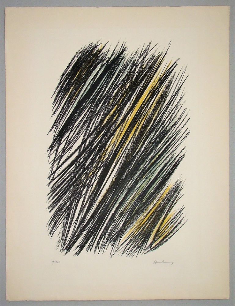 Lithograph Hartung - L 19 - 1957