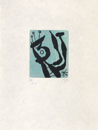 Etching Miró - La bague d'Aurore