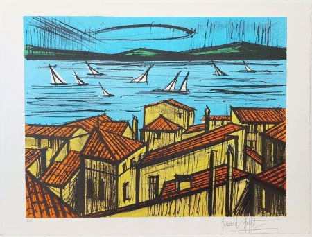 Lithograph Buffet - La baie de Saint-Tropez 