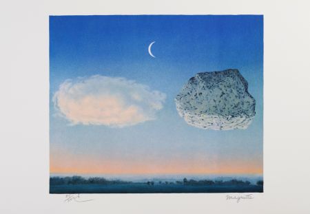 Lithograph Magritte - La Bataille de Argonne