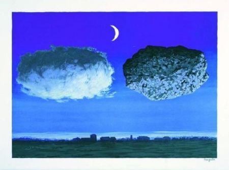 Lithograph Magritte - La Bataille de l'Argonne, 1964