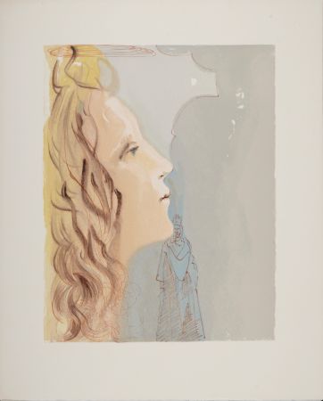 Woodcut Dali - La Beauté de Béatrice, 1963