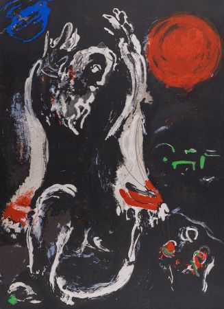 Lithograph Chagall - La Bible : Isaie, 1956