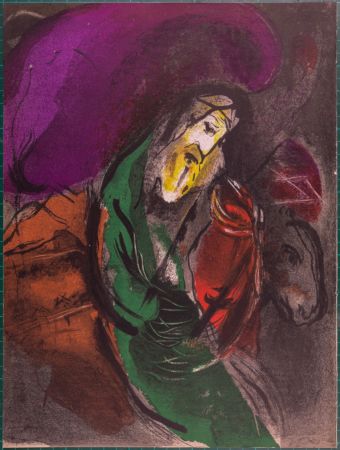 Lithograph Chagall - La Bible : Jérémie, 1956