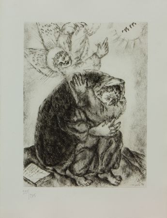 Etching Chagall - LA BIBLE ( PREMIERE D'ESAIE )