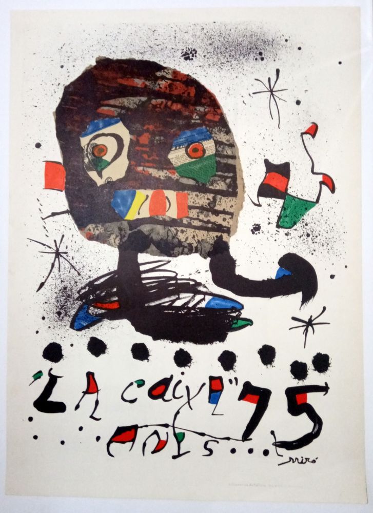 Poster Miró - La Caixa 75 anys - 1979