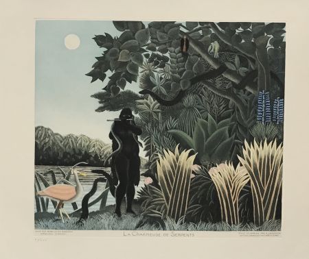 Etching And Aquatint Rousseau - La Charmeuse de Serpents