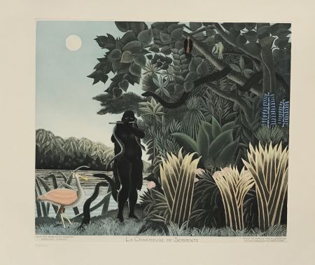 Etching And Aquatint Rousseau - La Charmeuse de Serpents (The Snake Charmer)