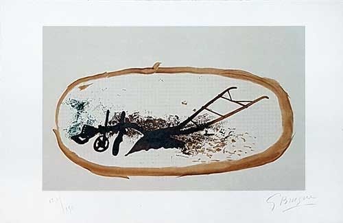 Lithograph Braque - La charrue