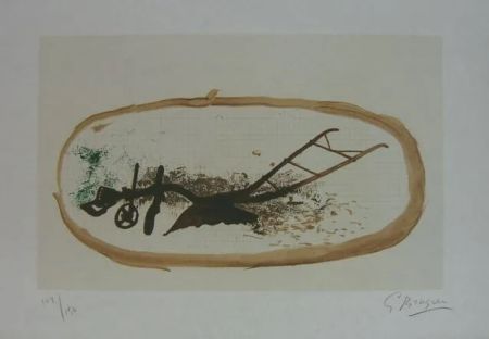 Lithograph Braque - La Charrue ( El Arado)