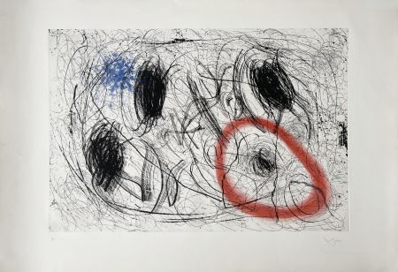 Etching And Aquatint Miró - La chevelure de Bérénice I