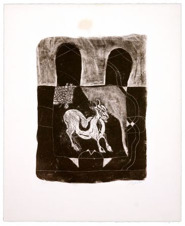 Lithograph Toledo - La Chèvre