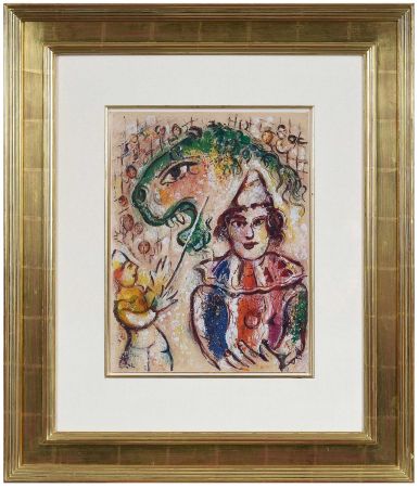 Lithograph Chagall - La Cirque