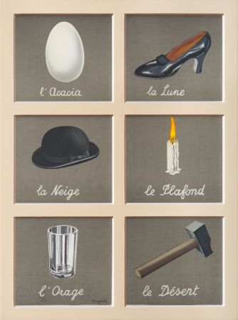 Lithograph Magritte - La Clé des Songes