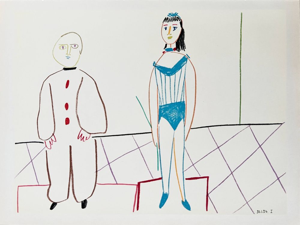 Lithograph Picasso - La Comédie Humaine