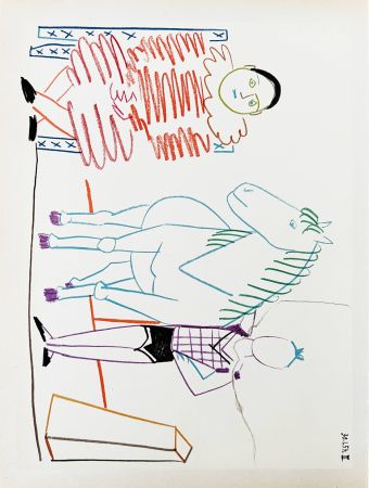 Lithograph Picasso - La Comédie Humaine