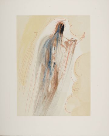 Woodcut Dali - La Création des Anges, 1963