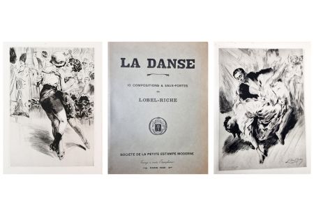 Engraving Lobel-Riche - LA DANSE. 10 compositions & eaux-fortes de Lobel-Riche (1939)