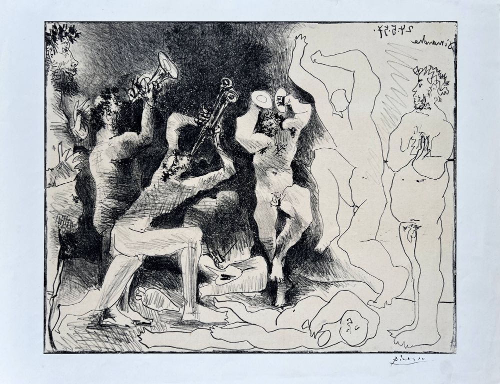 Lithograph Picasso - La Danse des Faunes