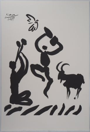 Lithograph Picasso - La danse des faunes