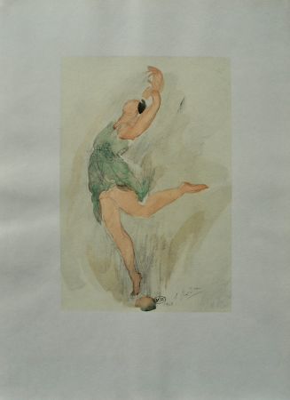 Etching Rodin - La danseuse