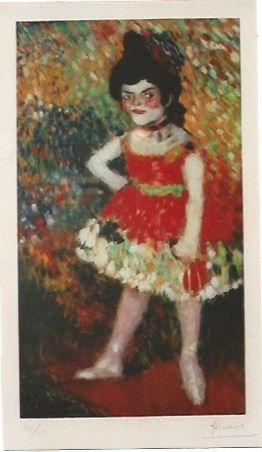 Lithograph Picasso - La Danseuse Naine (La anana)