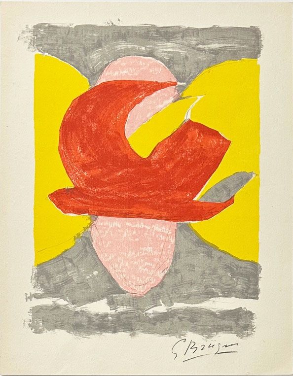 Lithograph Braque - La descente aux enfers