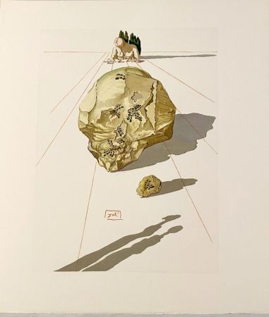 Woodcut Dali - La Divine Comédie - Enfer 23 - Le supplice des Hypocrites