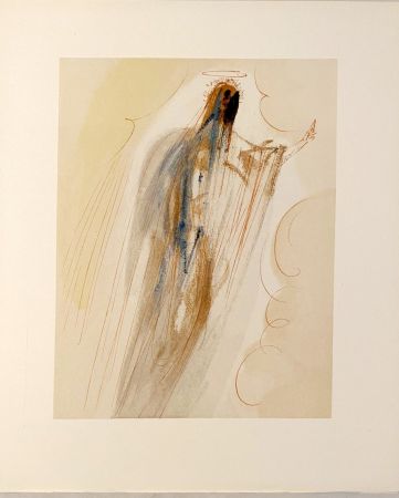 Woodcut Dali - La Divine Comédie - Paradis 29 - La création des Anges