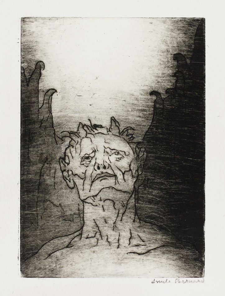 Etching And Aquatint Bernard - La Fin de Satan (The End of Satan)