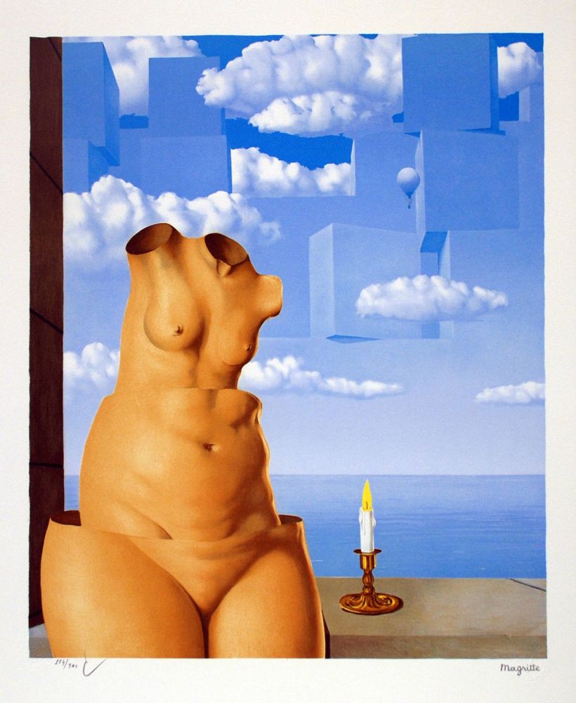 Lithograph Magritte - La Folie des Grandeurs II