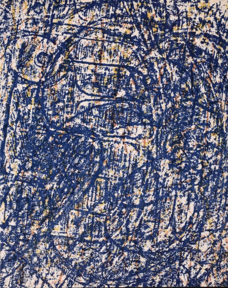 Lithograph Ernst - ​​​​​​​La forêt bleue, 1962