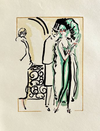 Lithograph Van Dongen - La Garçonne