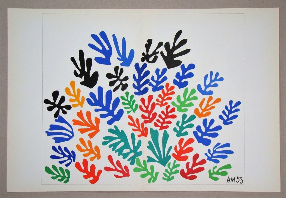 Lithograph Matisse (After) - La Gerbe, 1953