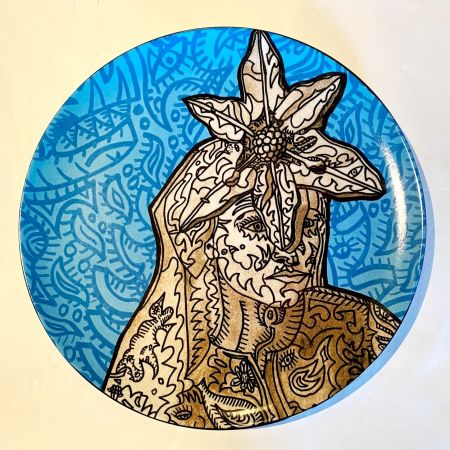 Ceramic Combas - La Gitane magicienne
