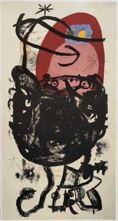 Poster Miró (After) - La Guerrière De Cent Ans