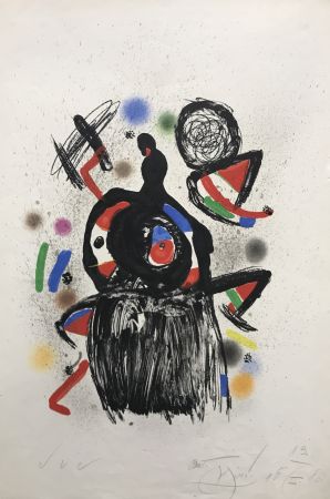 Lithograph Miró - La Jeteuse de Sorts