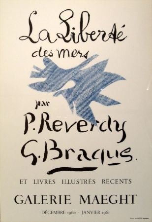 Lithograph Braque - La Liberté des mers