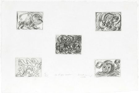 Engraving Alechinsky - La ligne seule