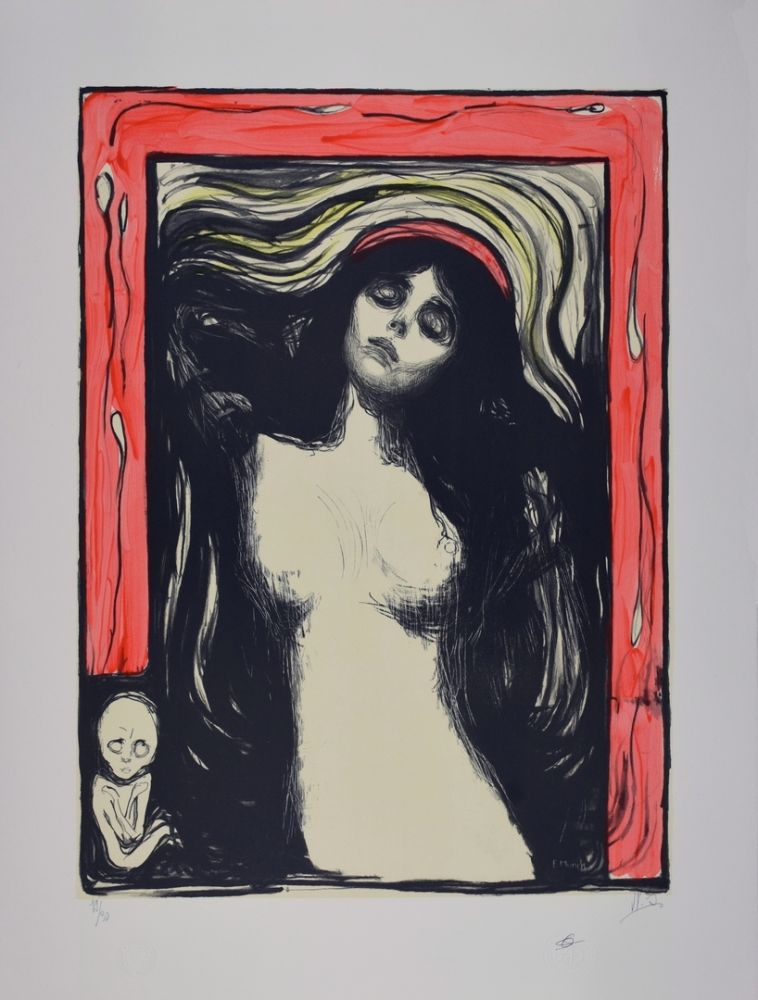 Lithograph Munch - La Madone / Madonna - 1895