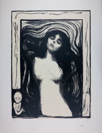 Lithograph Munch - LA MADONE / MADONNA - 1895
