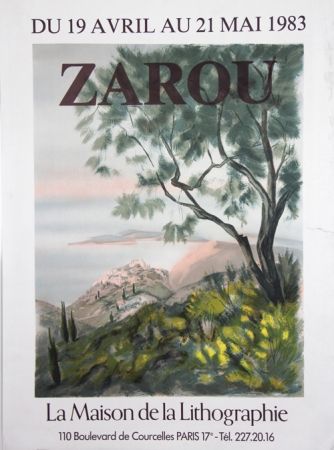 Lithograph Zarou - La Maison de la Lithographie