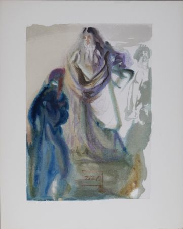 Lithograph Dali - La Marche vers Dieu